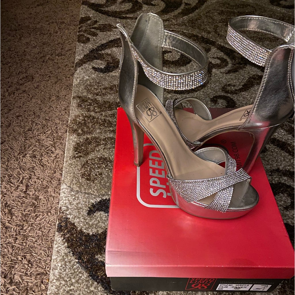 Women’s Silver High Heels